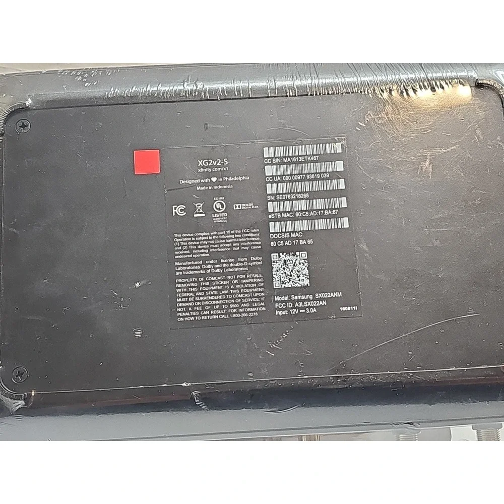 Xfinity‎ XG2v2-S TV Box (Samsung SX022ANM) – Brand New